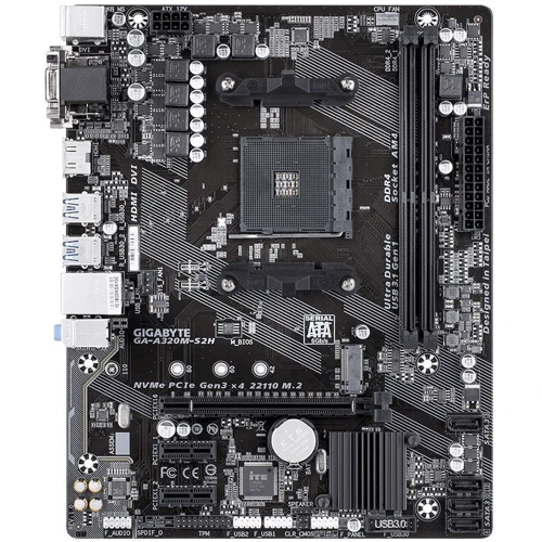 Gigabyte GA-A320M-S2H: Оперативна пам'ять 2xDDR4 3200, до 32 ГБ
