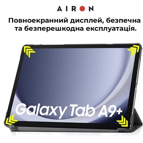 Аксессуар для планшетных ПК Airon Premium Black for Samsung Galaxy Tab A9 Plus SM-X210/SM-X215/SM-X216 фото 5