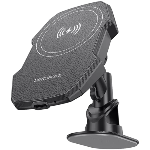 Держатель Borofone Car Holder BH216 Wireless Charger 15W Black: Производитель Borofone