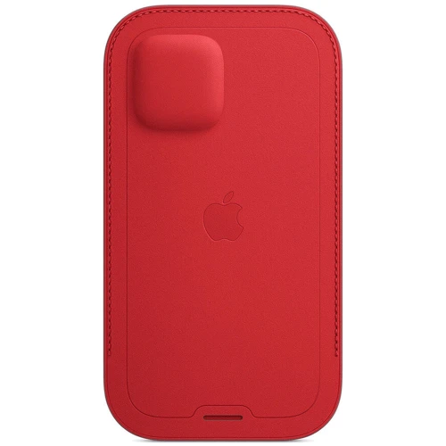 Чехол для iPhone Apple Leather Sleeve Case (PRODUCT) Red (MHMR3) for iPhone 12 mini: Цвет красный