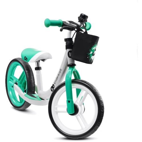 Беговел Kinderkraft Space Light Green (KRSPAC00GRE0000): Колеса литые