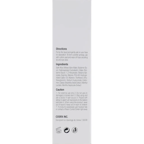 Cosrx Two In One Poreless Power Liquid Эссенция для сужения пор 100 ml: Время применения Универсальный