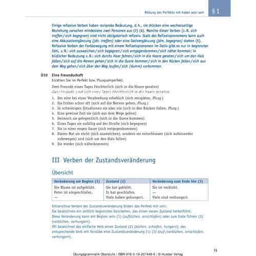 Übungsgrammatik für die Oberstufe. Deutsch als Fremdsprache: Обложка Мягкая