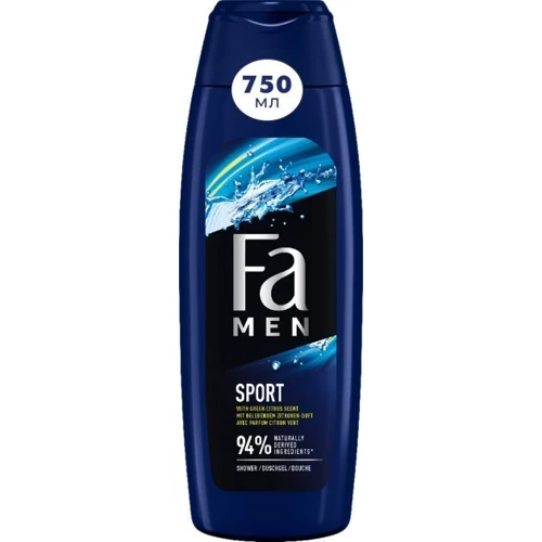Fa Men Active Sport Гель для душа с ароматом цитруса для мужчин 750 ml