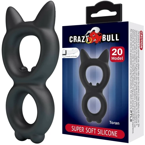 Кільце ерекційне LYBAILE Crazy Bull №20 - TORAN super soft silicone (BI-210365): Виробник LYBAILE
