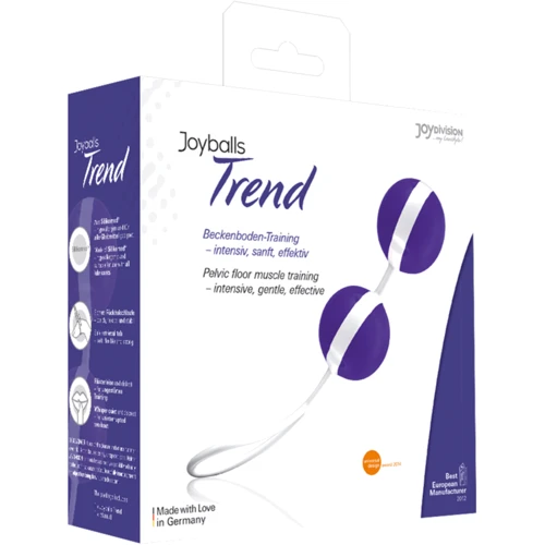 Вагинальные шарики JoyDivision - Joyballs Trend, purple / white