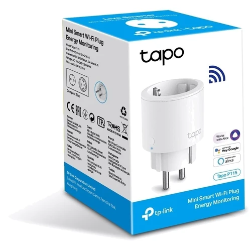 Умная розетка TP-Link Tapo P115 White (Tapo P115(1-pack) фото 1