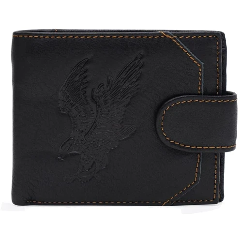 Мужское портмоне Keizer коричневое (K126081Eagle-black)