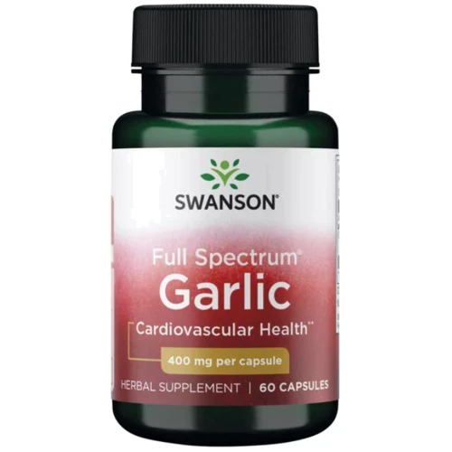 Swanson Garlic 400 mg Часник 60 капсул