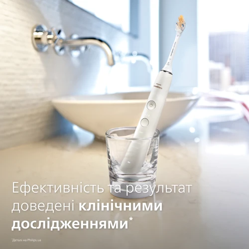 Зубная щетка Philips Sonicare DiamondClean 9000 White HX9911/19: Технология чистки звуковая