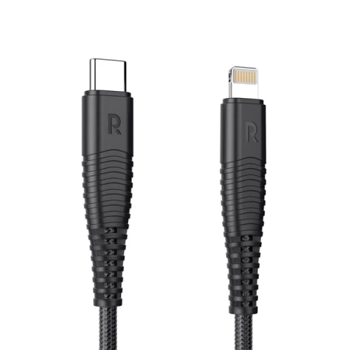 Кабель RavPower Cable USB-C to Lightning 1m Black (RP-CB020): Тип USB-C - Lightning