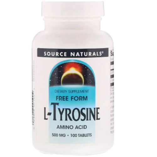 Source Naturals L-Tyrosine L-Тирозин 500 мг 100 таблеток
