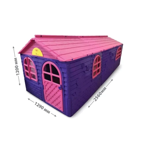 Детский игровой DOLONI TOYS Домик со шторками 02550/20 пластиковый