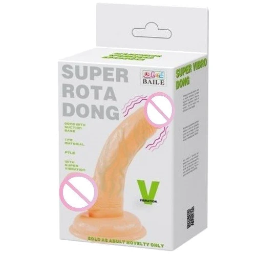 Вибратор на присоске Super rota dong, BW-008081