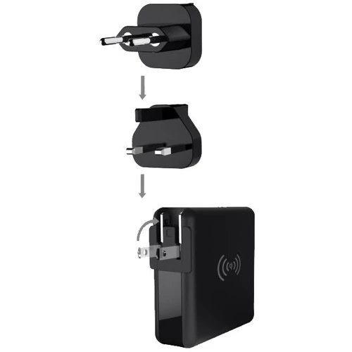 Зарядное устройство Adonit Wireless Charging with Power Bank 6700mAh Travel Cube Black (3124-17-07-A): Кабель в комплекте отсутствует