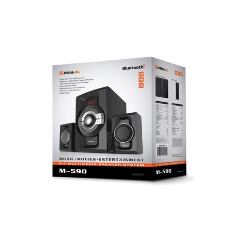 Акустическая система REAL-EL M-590 Black фото 9