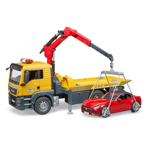 Набор игрушечный Bruder эвакуатор MAN TGS с родстером (03750)