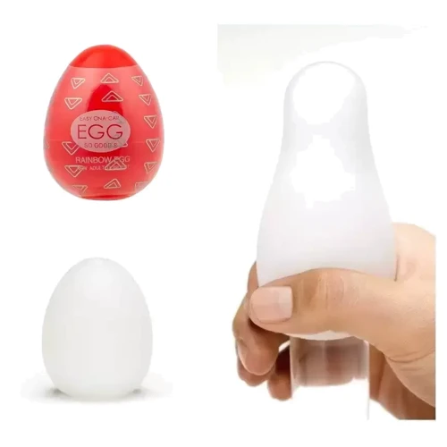 Мастурбатор яйце SKN Rainbow Red, SKN-REG02