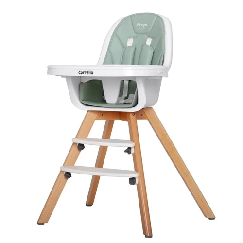 Стульчик для кормления Carrello Prego CRL-9504/1 (ash green): Материал дерево
