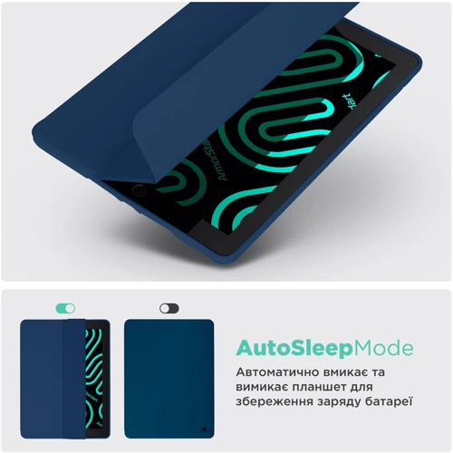 Аксессуар для iPad ArmorStandart Smart Case Fold Pen Dark Blue for iPad Air 11 (2024 / 2025) (ARM78117) фото 5