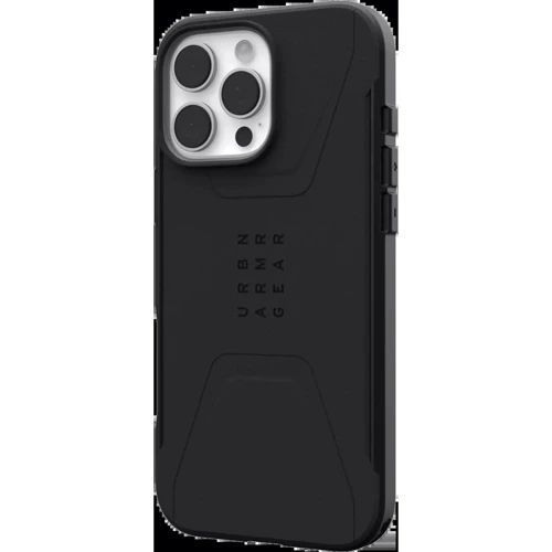 Чехол для iPhone Urban Armor Gear UAG Civilian Magsafe Black (114445114040) for iPhone 16 Pro Max: Тип чехла накладка на заднюю часть
