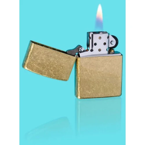 Запальничка Zippo Regular Street Brass 48267 фото 2