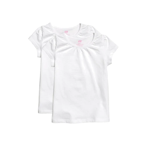 Футболка H & M 7Z5089516 92 см біла (2 шт.)