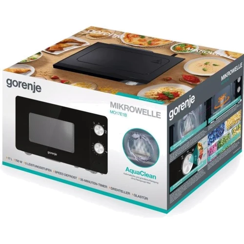 Микроволновая печь Gorenje MO17E1B: Мощность микроволн, Вт 700