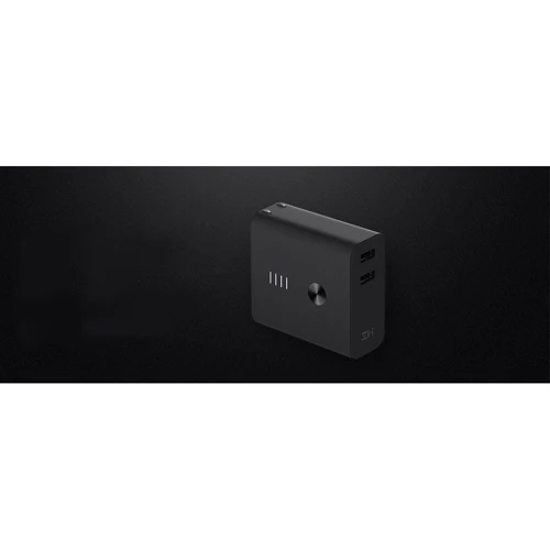 Зарядное устройство Xiaomi ZMI USB Wall Charger 2xUSB 3A + Power Bank 6500mAh Black (APB01): Тип сетевое