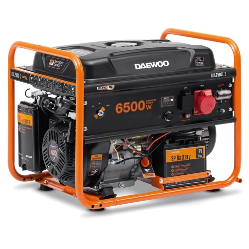 Генератор бензиновый DAEWOO GDK7500E: Тип электростанции бензиновый