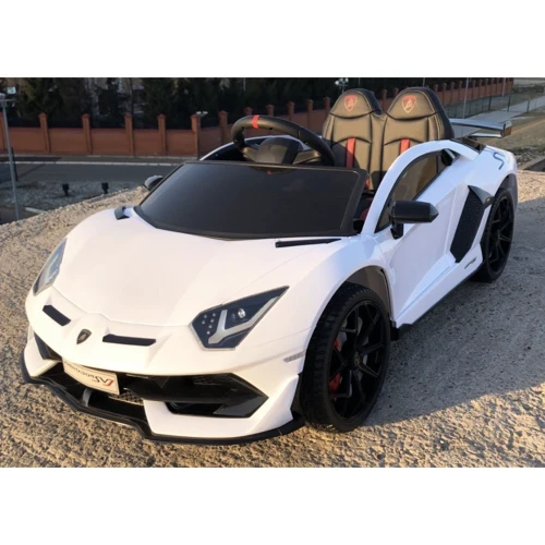 Детский электромобиль Bambi Racer Lamborghini белый (M 5020EBLR-1(24V)): Вид автомобиль