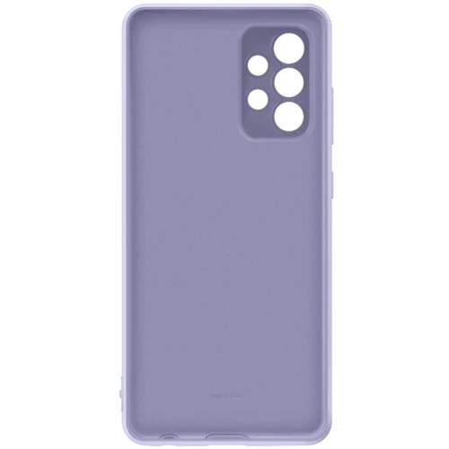 Аксессуар для смартфона Samsung Silicone Cover Violet (EF-PA525TVEGRU) for Samsung A525 Galaxy A52: Цвет фиолетовый