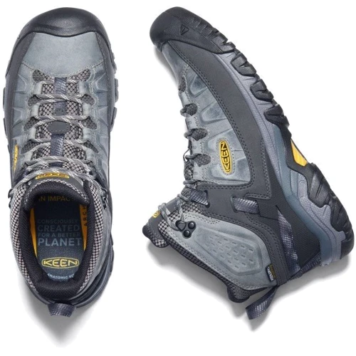 Ботинки KEEN Targhee III Mid Wp M 1025164 45.5 серые натуральная кожа зимние фото 3