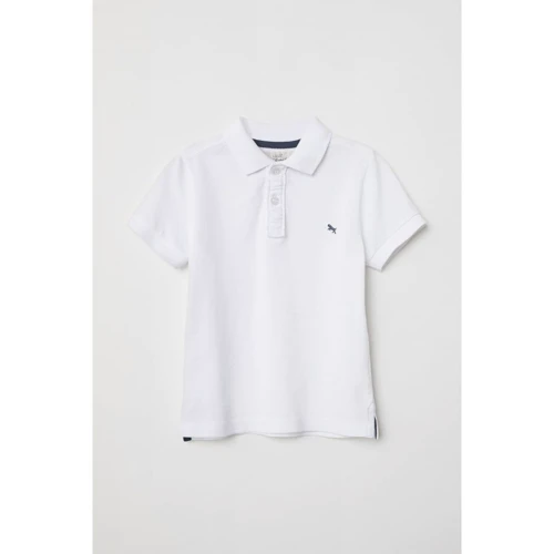 Поло H&M 6300478 92 см белое