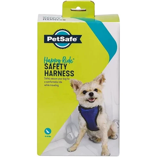 Шлея PetSafe Happy Ride Safety Harness для собак автомобильная черно-синяя S (57858) фото 2