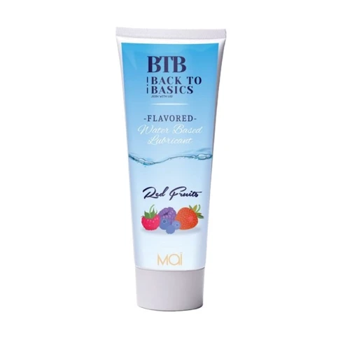 Смазка на водной основе BTB FLAVORED RED FRUITS с ароматом красных фруктов (75 мл)