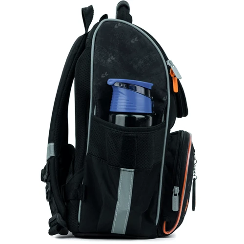 Рюкзак школьный каркасный Kite Education Burn Out K22-501S-7 (LED): Корпус рюкзака Каркасный