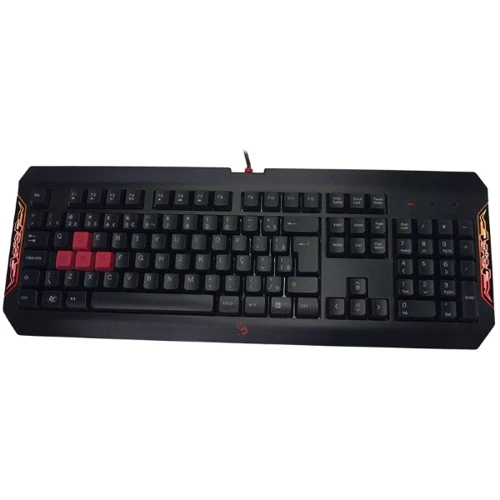 Клавиатура A4 Tech Bloody Q100 USB Black: Интерфейс подключения проводная USB
