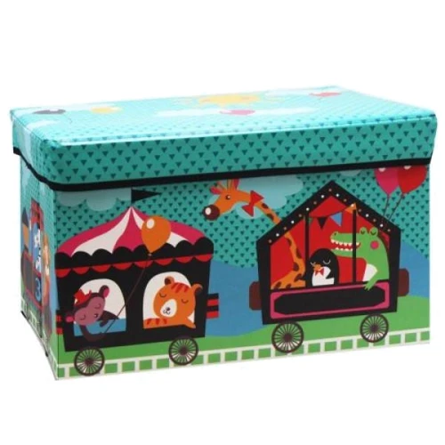 Корзина-пуфик для игрушек Mic Поезд с животными (44807): Производитель Mic