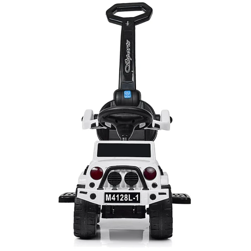 Машинка 2в1 каталка-толокар Bambi белый (M 4128L-1)