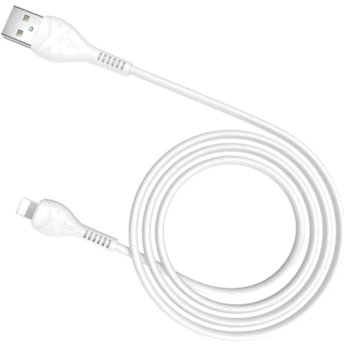 Кабель Hoco USB Cable to Lightning X37 Cool Power 1m White фото 3