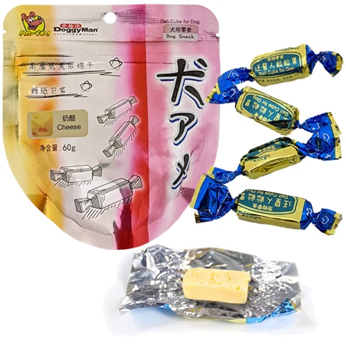 Лакомство для собак DoggyMan Deli Cube Cheese конфеты кубики с сыром 60 г (56183)