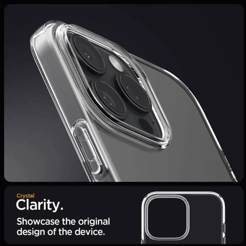 Чехол для iPhone Spigen Liquid Crystal Crystal Clear (ACS07984) for iPhone 16 Pro Max фото 12