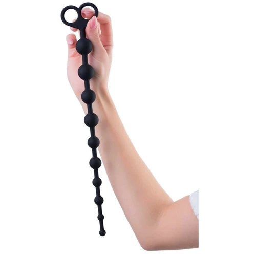 Анальная цепочка Toyfa Popo Pleasure Anal Beadsi Black