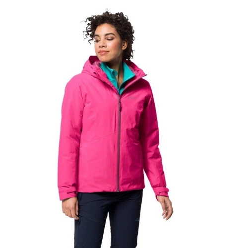 Куртка Jack Wolfskin Argon Storm Jacket W 1111591-2252 40 розовая зимняя с капюшоном: Сезон Зима