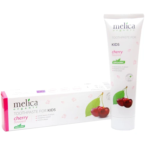 Melica Organic Зубна паста дитяча Вишня 100 ml: Призначення Очищення, Для молочних зубів