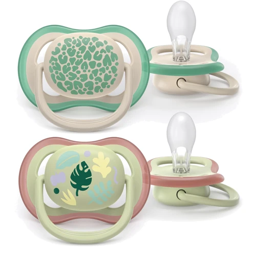 Пустушка Avent Ultra Air, 6-18 міс., 2 шт, нейтральний дизайн (SCF087/17): Вік старше 6 місяців