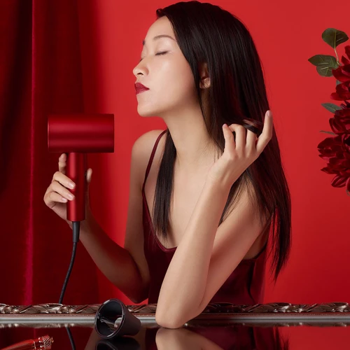 Фен Xiaomi ShowSee Electric Hair Dryer Red A5-R: Потужність, Вт 1800