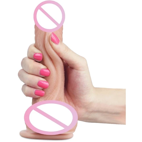 Фаллоимитатор LoveToy Sliding-Skin Dual Layer Dong 9.5" Flesh