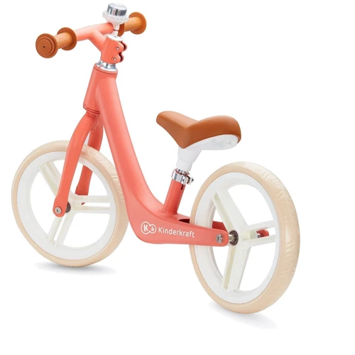 Беговел Kinderkraft Fly Plus Coral (KKRFLPLCRL0000): Диаметр колес, дюймов 12
